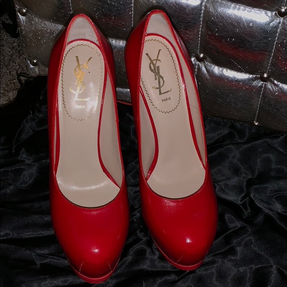 YSL red pump